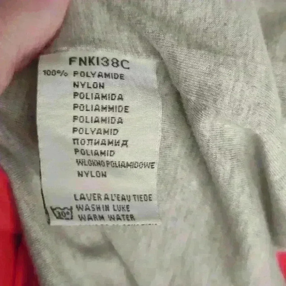 Vintage Red Naf Naf Nylon jacket Size S - Picture 8 of 10